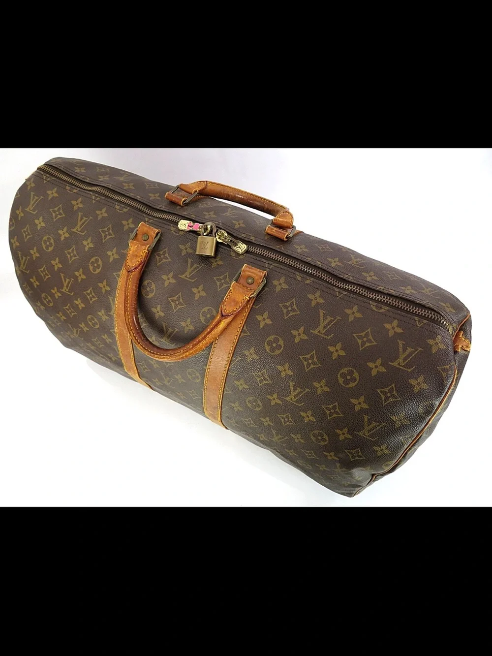 Louis Vuitton Monogram Canvas Duffel with Vachetta Trim
